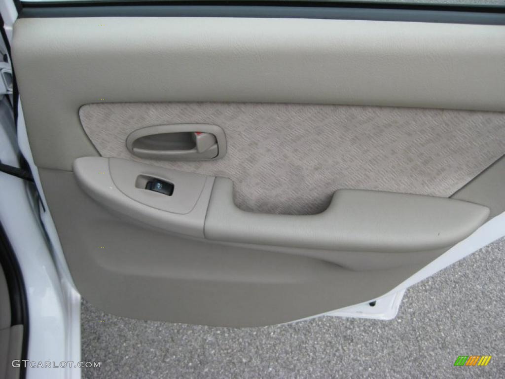 2006 Elantra GLS Sedan - Nordic White / Gray photo #24