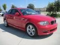 2011 Crimson Red BMW 1 Series 128i Coupe  photo #2
