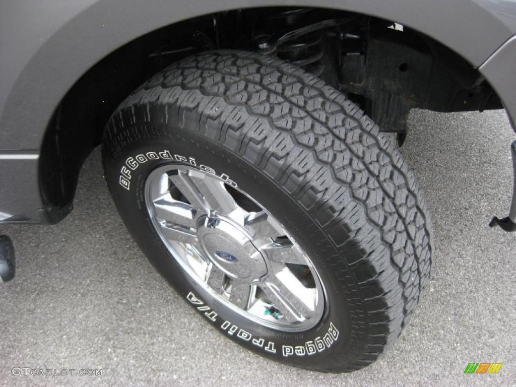 2007 F150 XLT SuperCab 4x4 - Dark Shadow Grey Metallic / Medium/Dark Flint photo #9