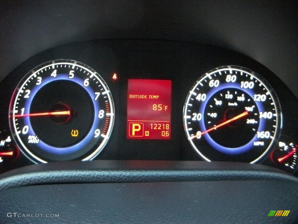 2009 Infiniti G 37 S Sport Coupe Gauges Photo #38048860