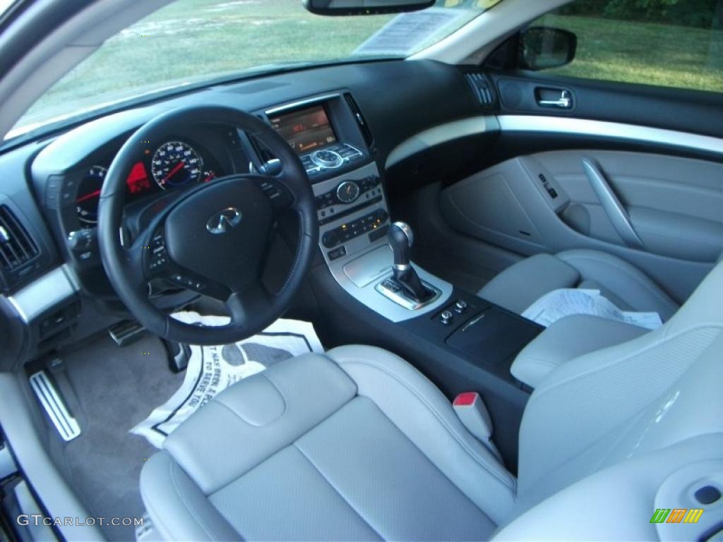 2009 Infiniti G 37 S Sport Coupe Graphite Dashboard Photo #38049164