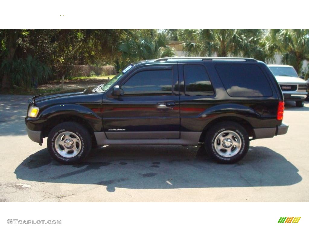 Black Clearcoat 2002 Ford Explorer Sport Exterior Photo #38049717