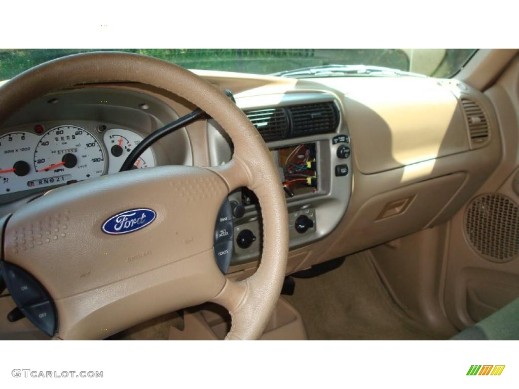 2002 Ford Explorer Sport Medium Parchment Dashboard Photo #38049849