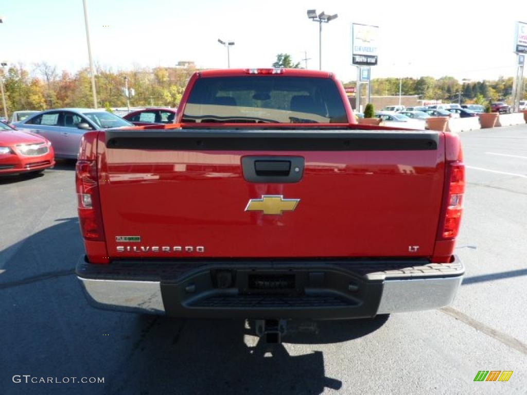 2011 Silverado 1500 LT Extended Cab 4x4 - Victory Red / Ebony photo #6