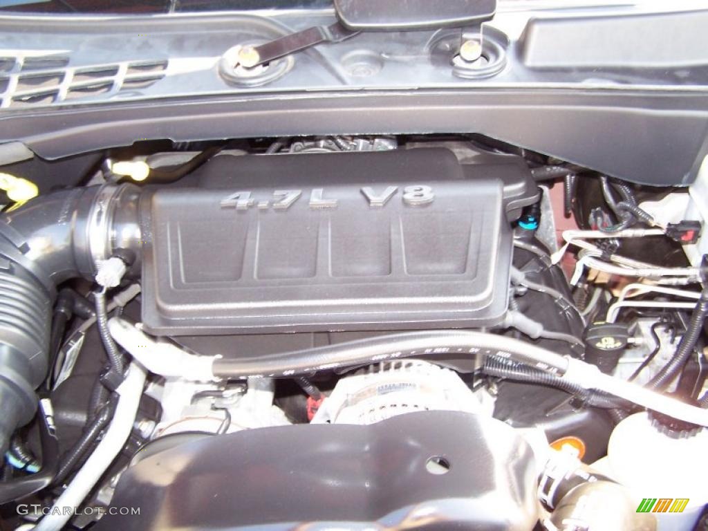 2008 Dodge Durango SXT 4.7 Liter SOHC 16-Valve Flex-Fuel V8 Engine Photo #38050525