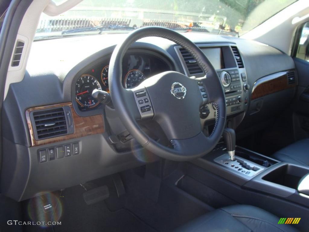 Charcoal Interior 2010 Nissan Armada Platinum 4WD Photo #38051982