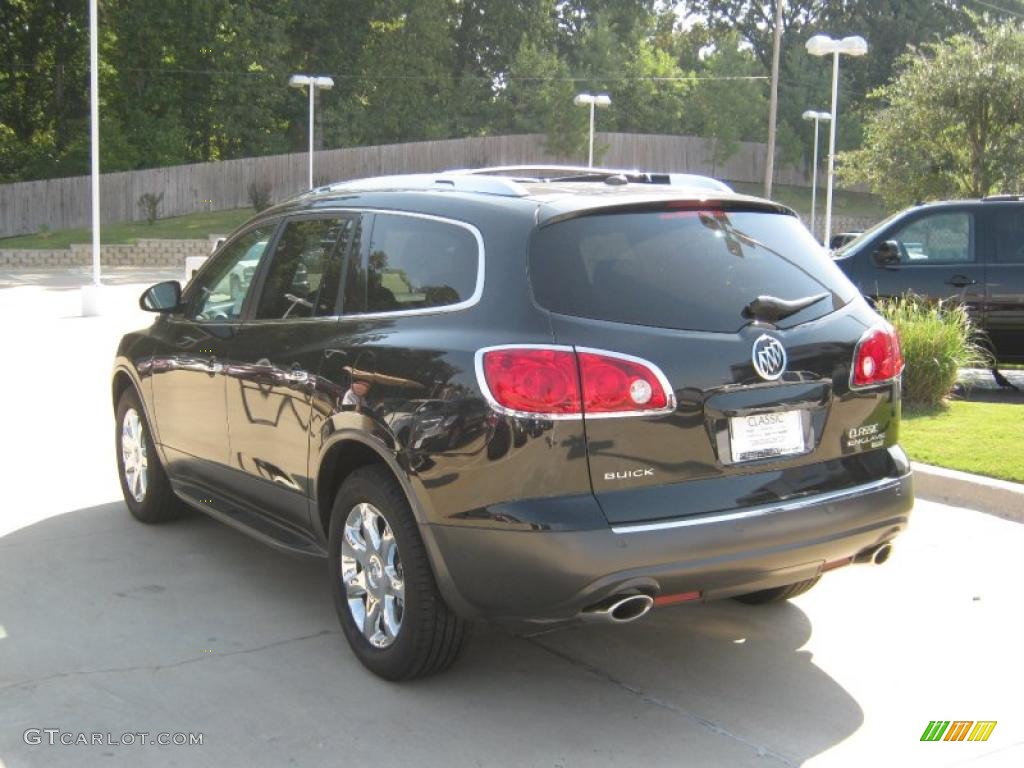 2010 Enclave CXL - Carbon Black Metallic / Ebony/Ebony photo #3