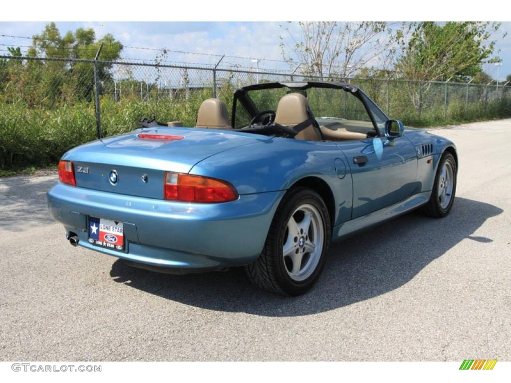 1996 Z3 1.9 Roadster - Atlanta Blue Metallic / Tan photo #3