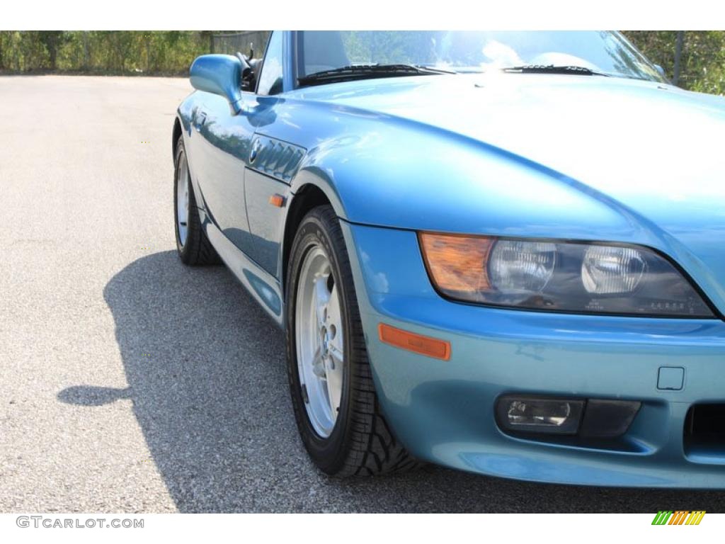 1996 Z3 1.9 Roadster - Atlanta Blue Metallic / Tan photo #9