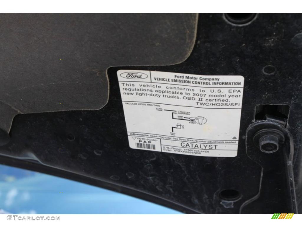 2007 Ford Expedition XLT Info Tag Photo #38053467