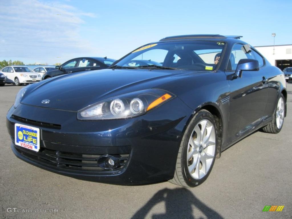 Regatta Blue 2008 Hyundai Tiburon GT Exterior Photo #38053589