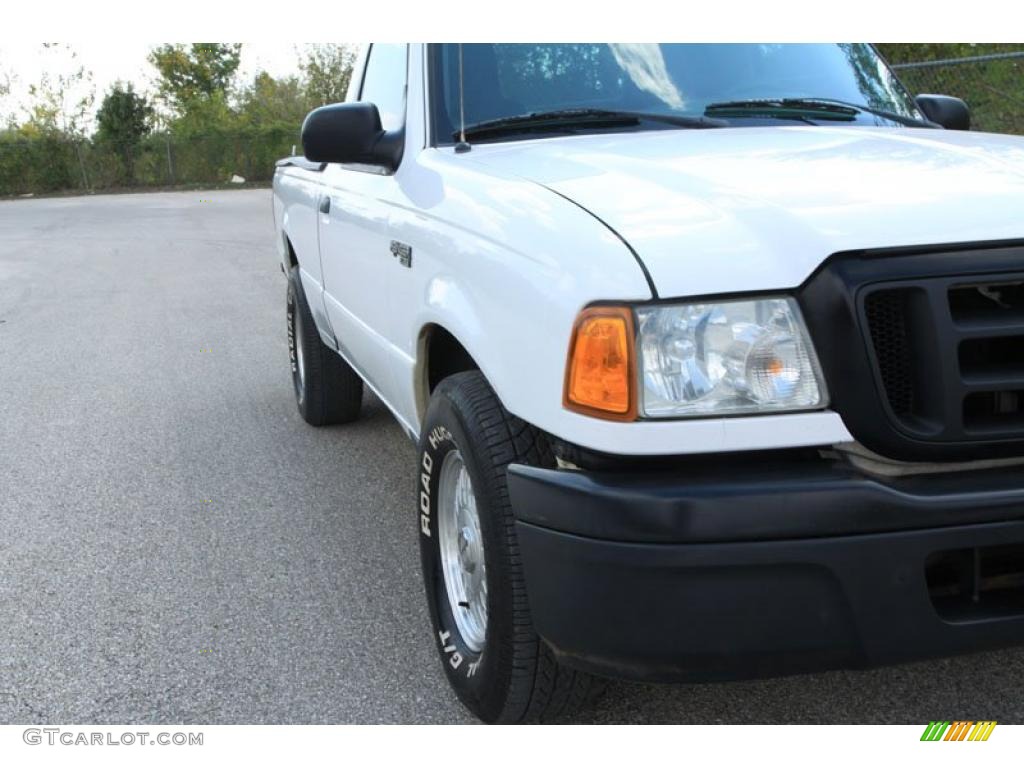 2004 Ranger XL Regular Cab - Oxford White / Medium Dark Flint photo #9