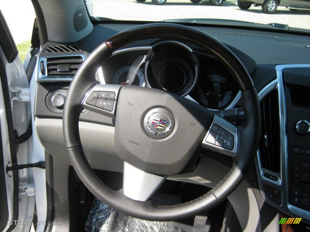 2011 Cadillac SRX FWD Ebony/Titanium Steering Wheel Photo #38053954