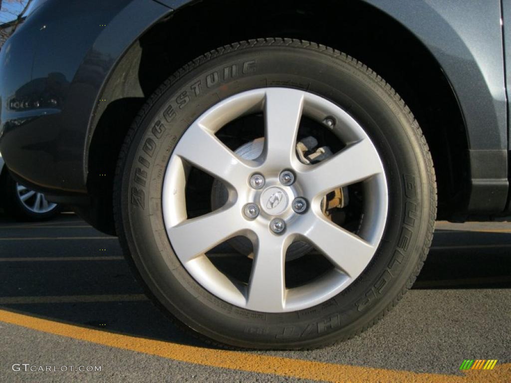 2009 Hyundai Santa Fe SE 4WD Wheel Photo #38054296