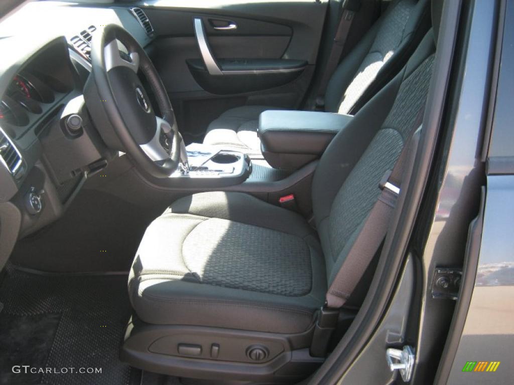 Ebony Interior 2011 GMC Acadia SLE Photo #38056118