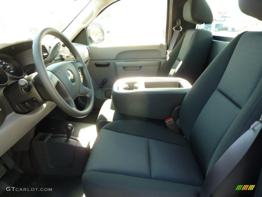 Dark Titanium Interior 2011 Chevrolet Silverado 1500 LS Regular Cab 4x4 Photo #38056478