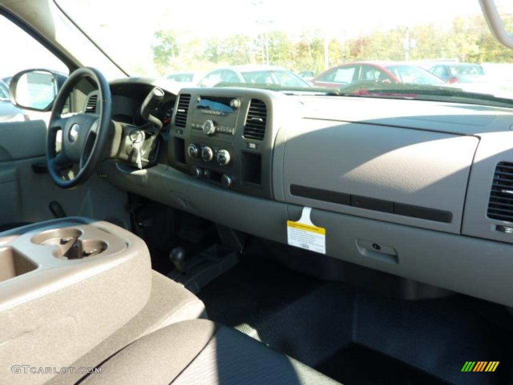Dark Titanium Interior 2011 Chevrolet Silverado 1500 LS Regular Cab 4x4 Photo #38056490
