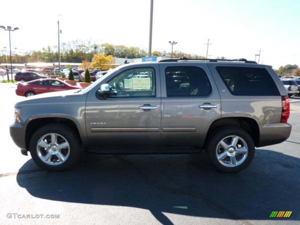 2011 Tahoe LT 4x4 - Mocha Steel Metallic / Light Cashmere/Dark Cashmere photo #4