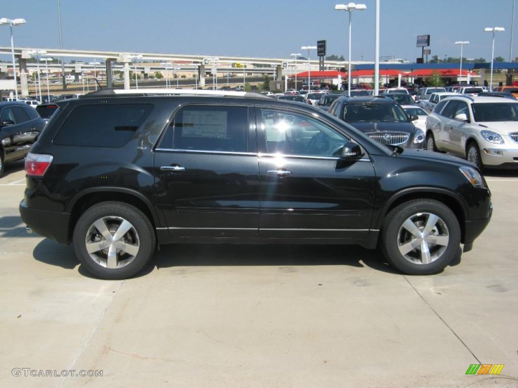 2011 Acadia SLT - Carbon Black Metallic / Light Titanium photo #6