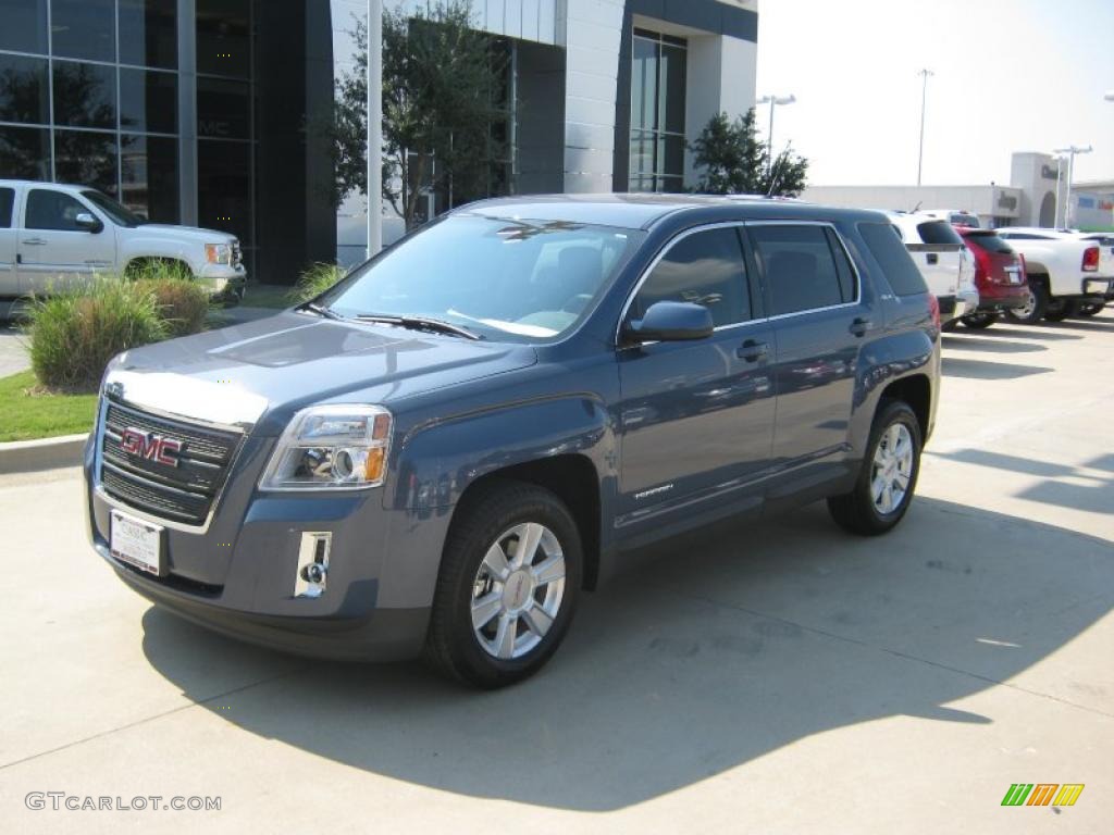 2011 Terrain SLE - Steel Blue Metallic / Jet Black photo #1