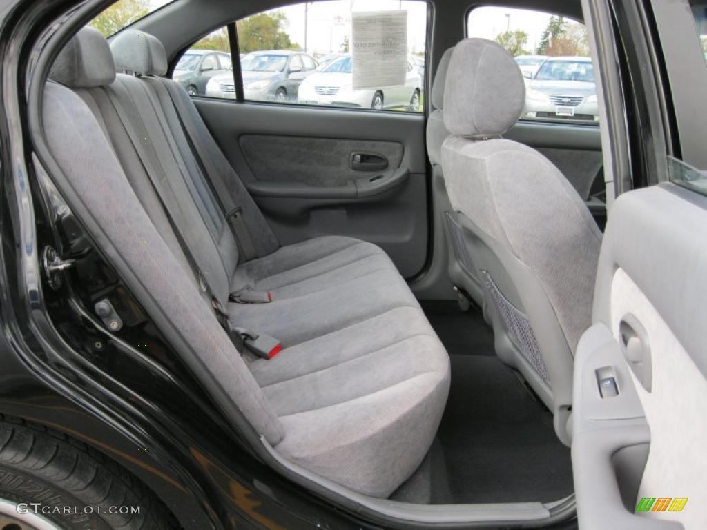 2006 Elantra GLS Sedan - Ebony Black / Gray photo #22