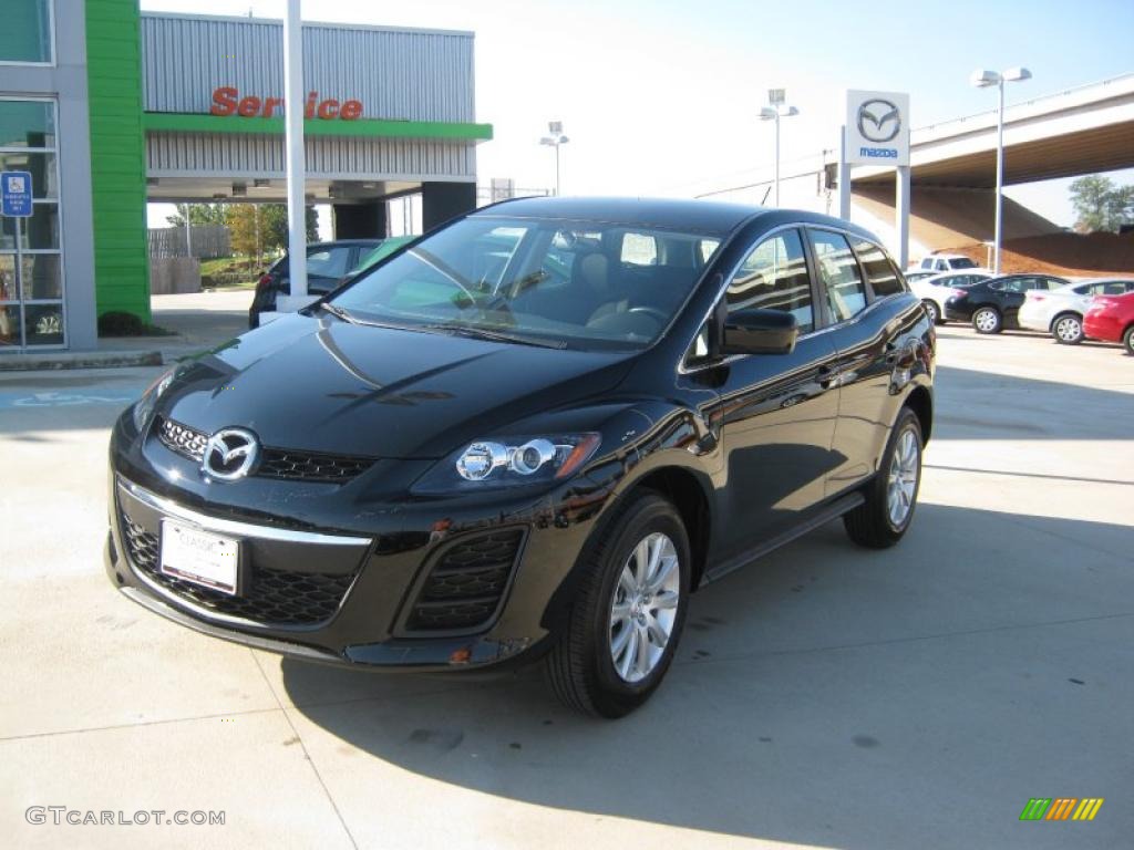 2010 CX-7 i SV - Brilliant Black / Black photo #1