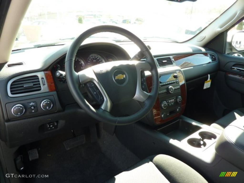 Ebony Interior 2011 Chevrolet Tahoe LS 4x4 Photo #38058957