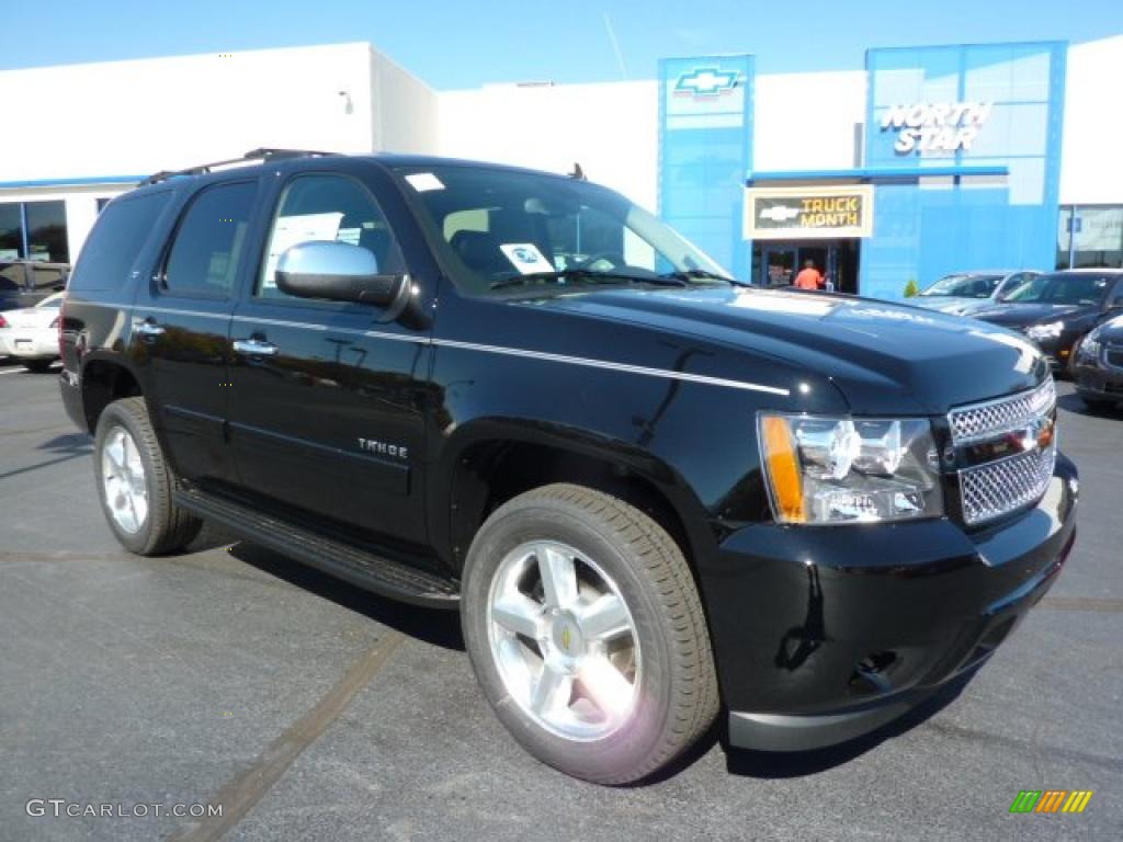 Black 2011 Chevrolet Tahoe LT 4x4 Exterior Photo #38059041