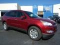 2011 Red Jewel Metallic Chevrolet Traverse LT AWD  photo #1