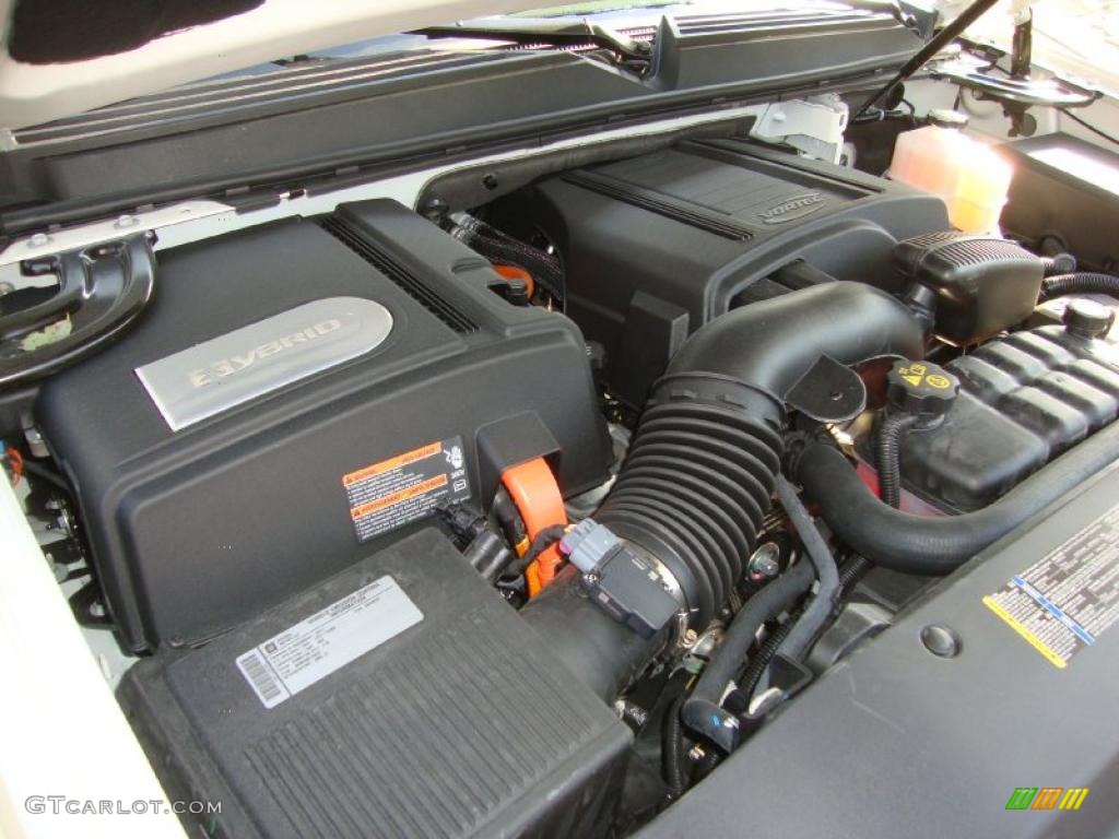 2011 Cadillac Escalade Hybrid AWD 6.0 Liter H OHV 16-Valve VVT Flex-Fuel V8 Gasoline/Electric Hybrid Engine Photo #38059333