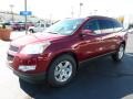 2011 Red Jewel Metallic Chevrolet Traverse LT AWD  photo #3