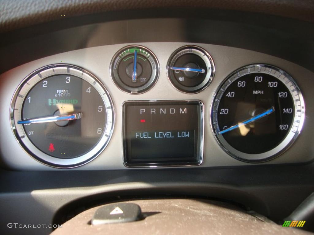 2011 Cadillac Escalade Hybrid AWD Gauges Photo #38059401