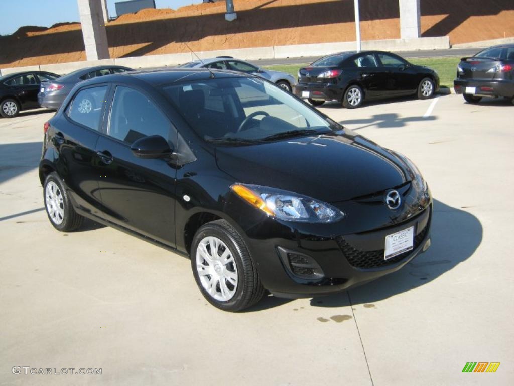 Brilliant Black 2011 Mazda MAZDA2 Sport Exterior Photo #38059453