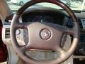 Shale/Cocoa Accents 2011 Cadillac DTS Luxury Steering Wheel