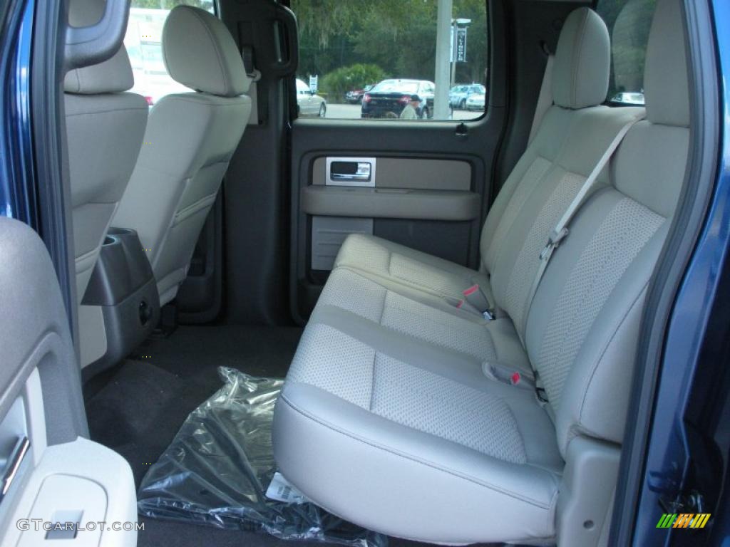 2010 F150 XLT SuperCrew - Dark Blue Pearl Metallic / Medium Stone photo #6