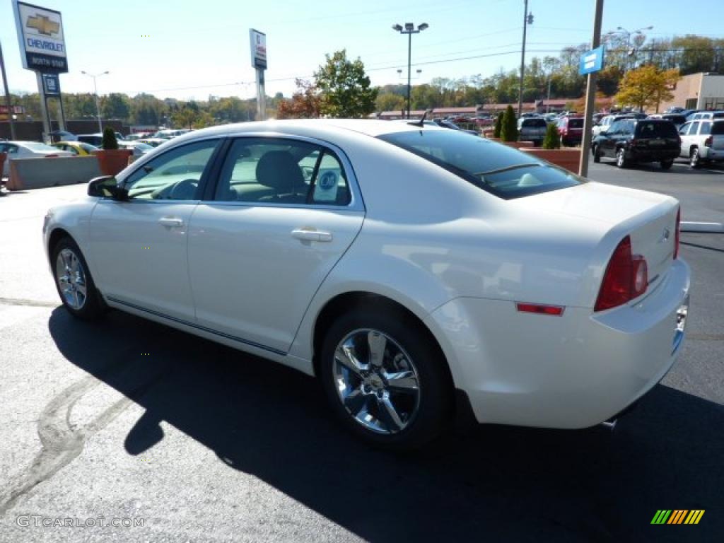 2011 Malibu LT - White Diamond Tricoat / Cocoa/Cashmere photo #5