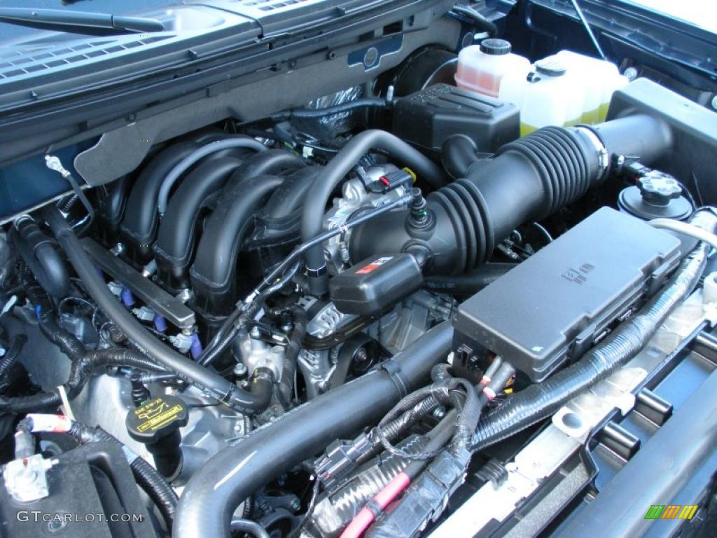 2010 F150 XLT SuperCrew - Dark Blue Pearl Metallic / Medium Stone photo #11
