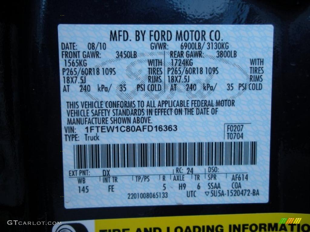 2010 F150 XLT SuperCrew - Dark Blue Pearl Metallic / Medium Stone photo #12