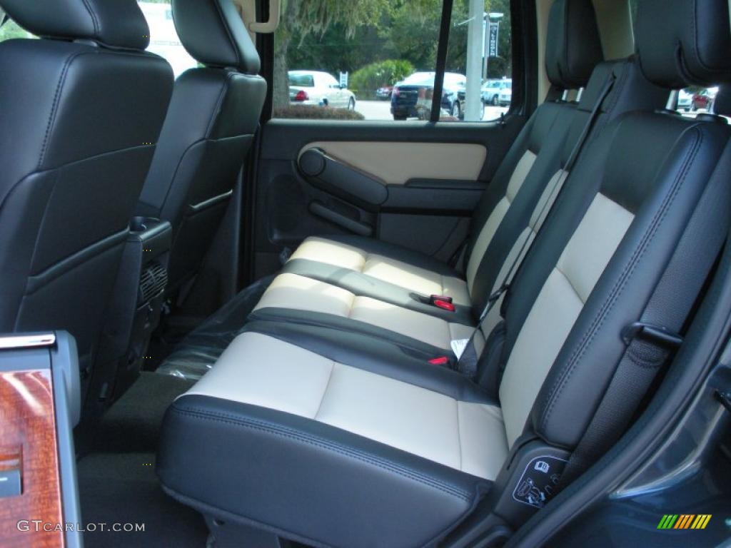 Black Interior 2010 Ford Explorer Eddie Bauer Photo #38060730