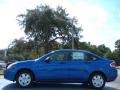 2011 Blue Flame Metallic Ford Focus S Sedan  photo #2