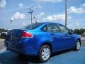 2011 Blue Flame Metallic Ford Focus S Sedan  photo #3