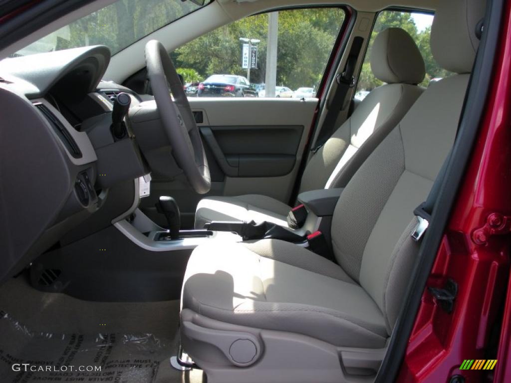 Medium Stone Interior 2011 Ford Focus S Sedan Photo #38061628