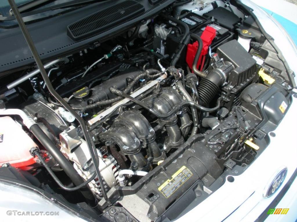 2011 Ford Fiesta S Sedan 1.6 Liter DOHC 16-Valve Ti-VCT Duratec 4 Cylinder Engine Photo #38061904