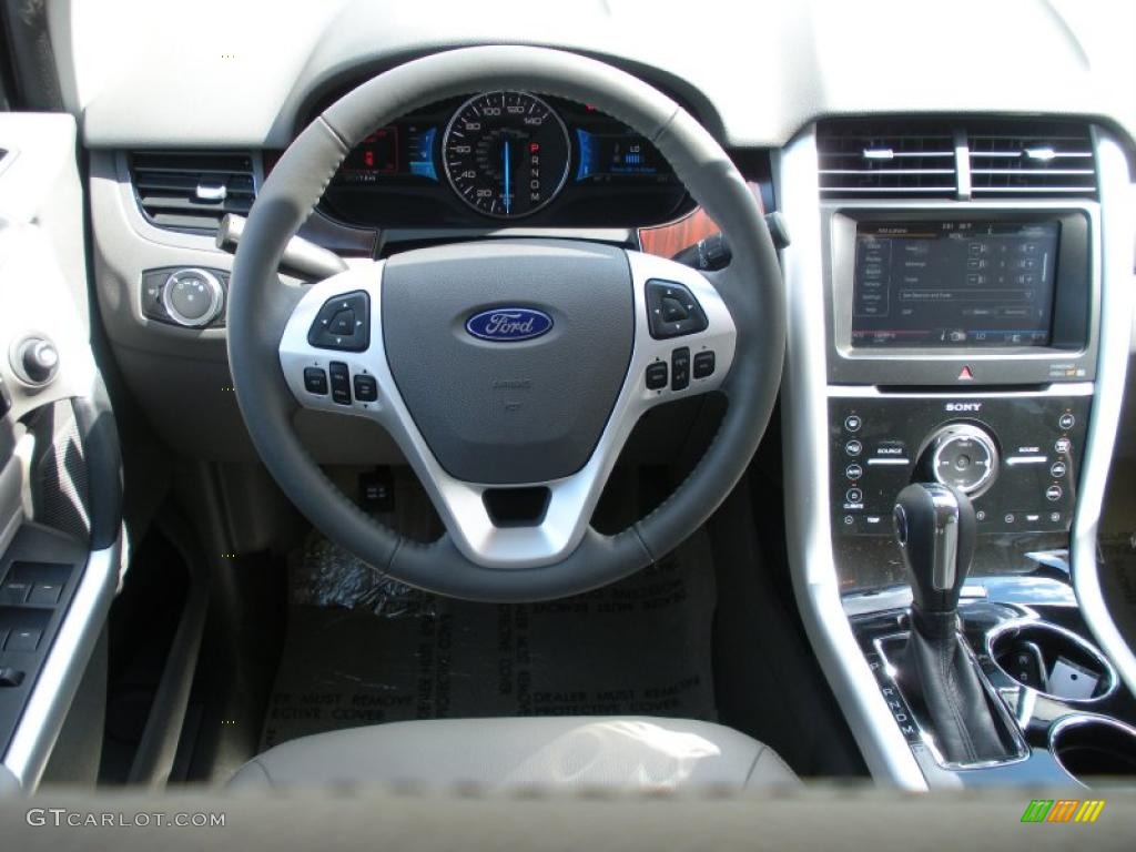 2011 Ford Edge Limited Medium Light Stone Dashboard Photo #38062273