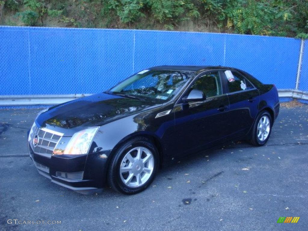 2009 CTS 4 AWD Sedan - Black Ice / Ebony photo #1