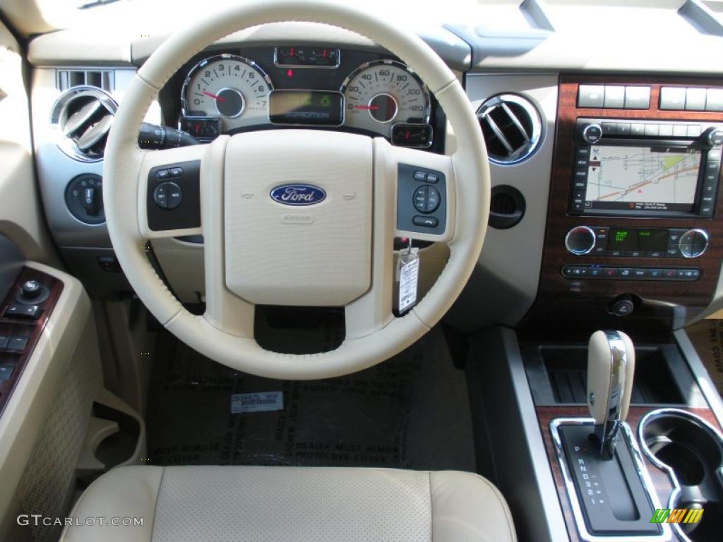 2011 Ford Expedition EL XLT Camel Dashboard Photo #38062414