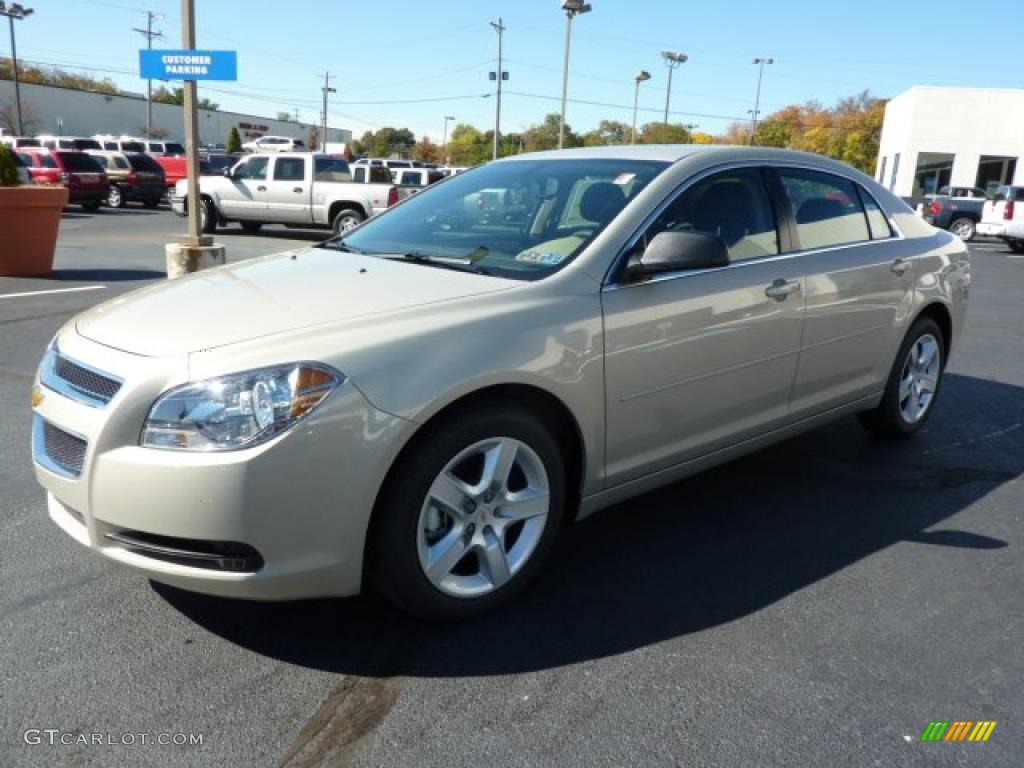 2011 Malibu LS - Gold Mist Metallic / Cocoa/Cashmere photo #3