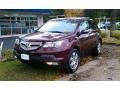 2007 Dark Cherry Red Pearl Acura MDX   photo #2