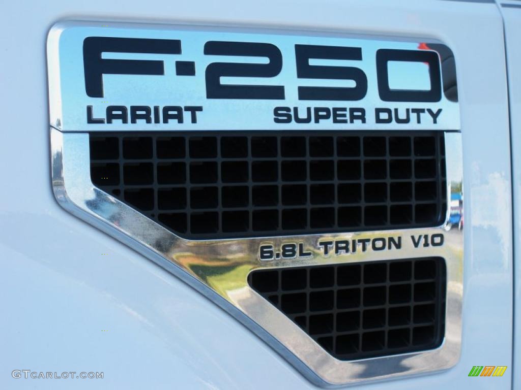 2008 Ford F250 Super Duty Lariat Crew Cab 4x4 Marks and Logos Photo #38063624