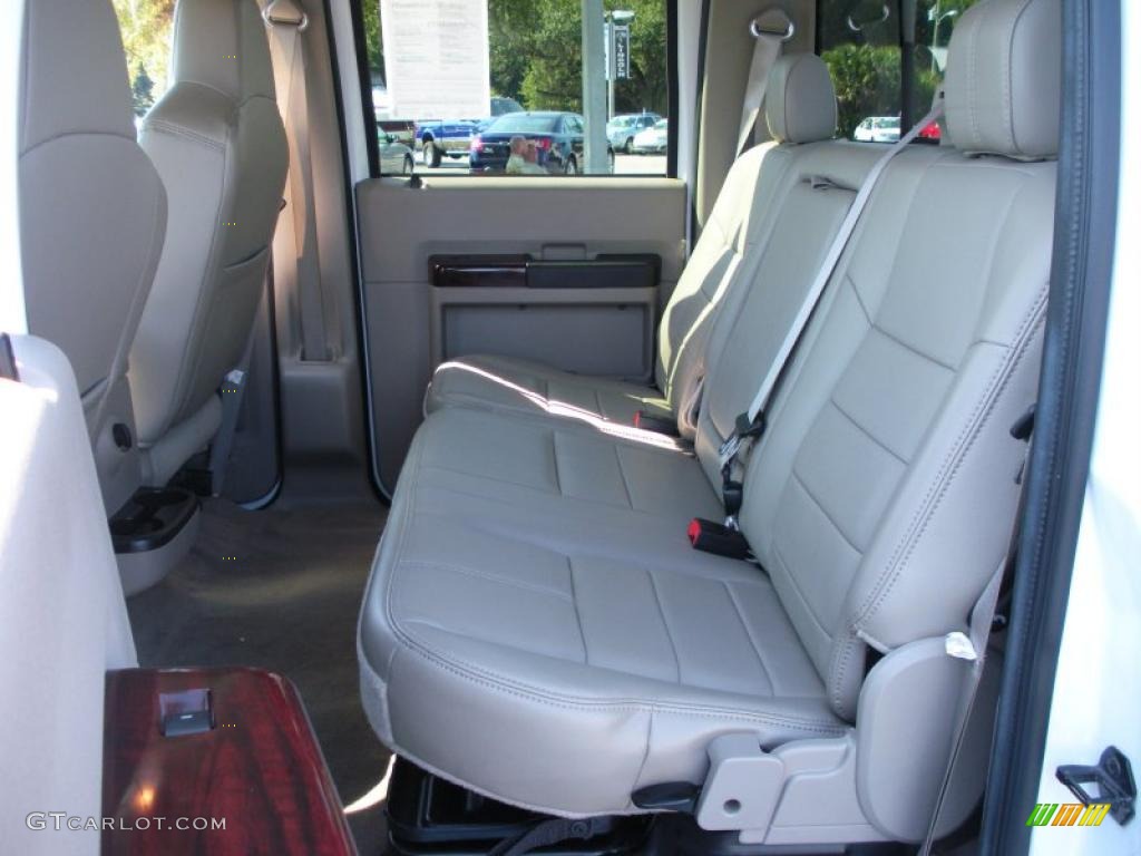 Camel Interior 2008 Ford F250 Super Duty Lariat Crew Cab 4x4 Photo #38063688